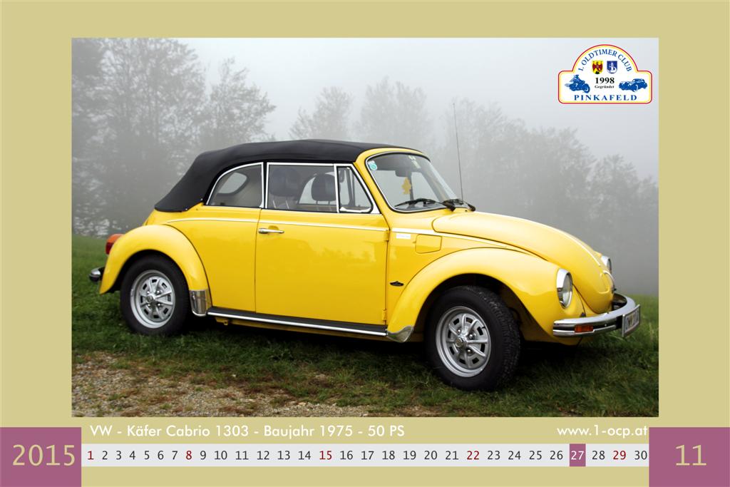 Oldtimerkalender 2015